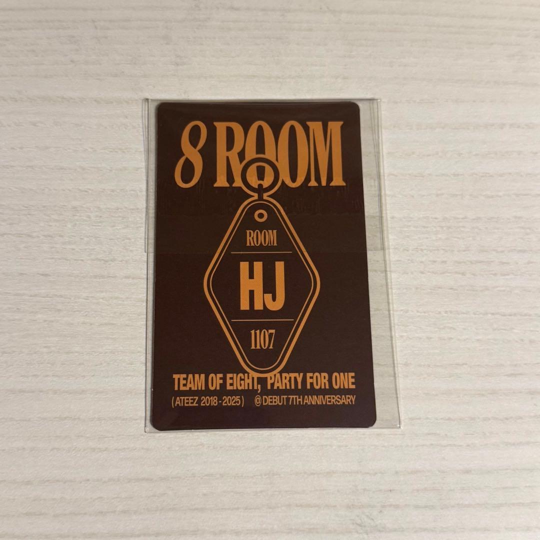 ATEEZ アチズ 8ROOM POPUP ホンジュン キーリング トレカのみ - メルカリ