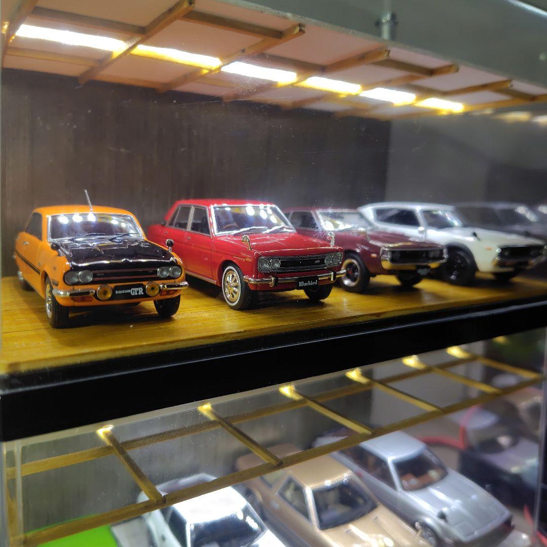 国産名車展示場風ジオラマ 貴重なミニカー、ジオラマを展示する - 富山経済新聞