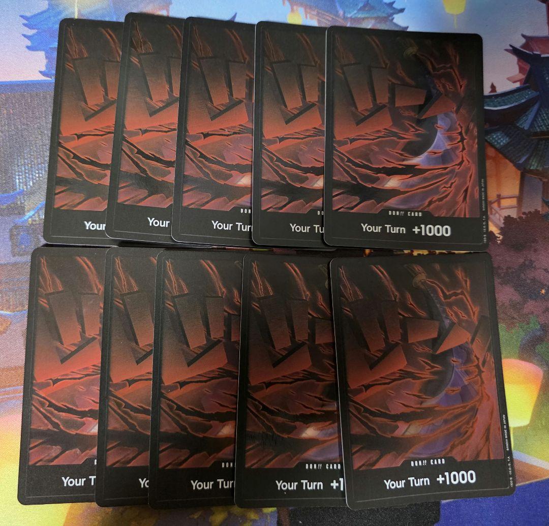 ロジャー 海外 英語 ドンカード 10枚セット ドン!!カード【マーシャル・D・ティーチ】※英語表記 マーシャル・D