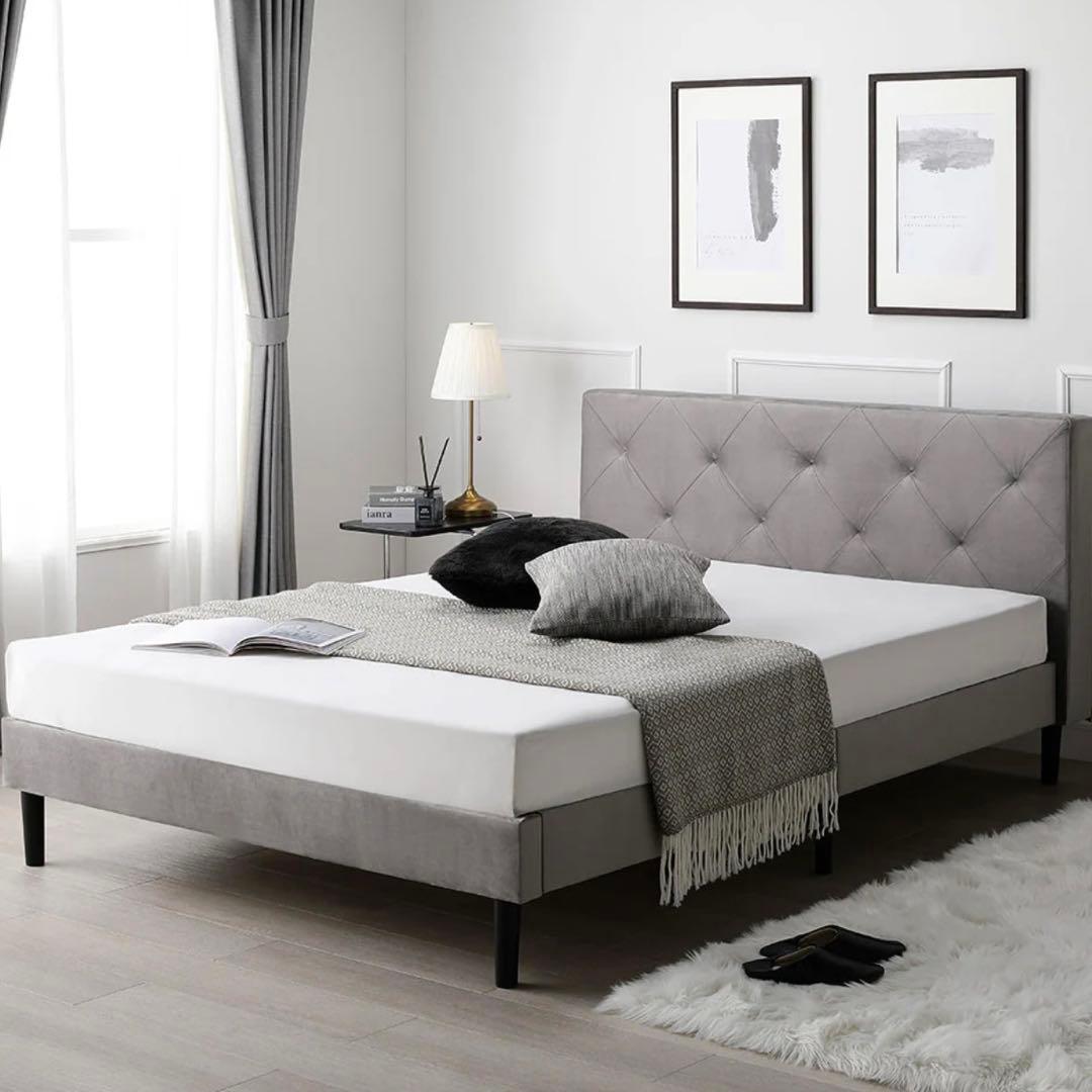 rasik ファブリックベッド すのこベッド シングル グレー Amazon｜RASIK ベッド シングル フレームのみ ストーングレー 棚