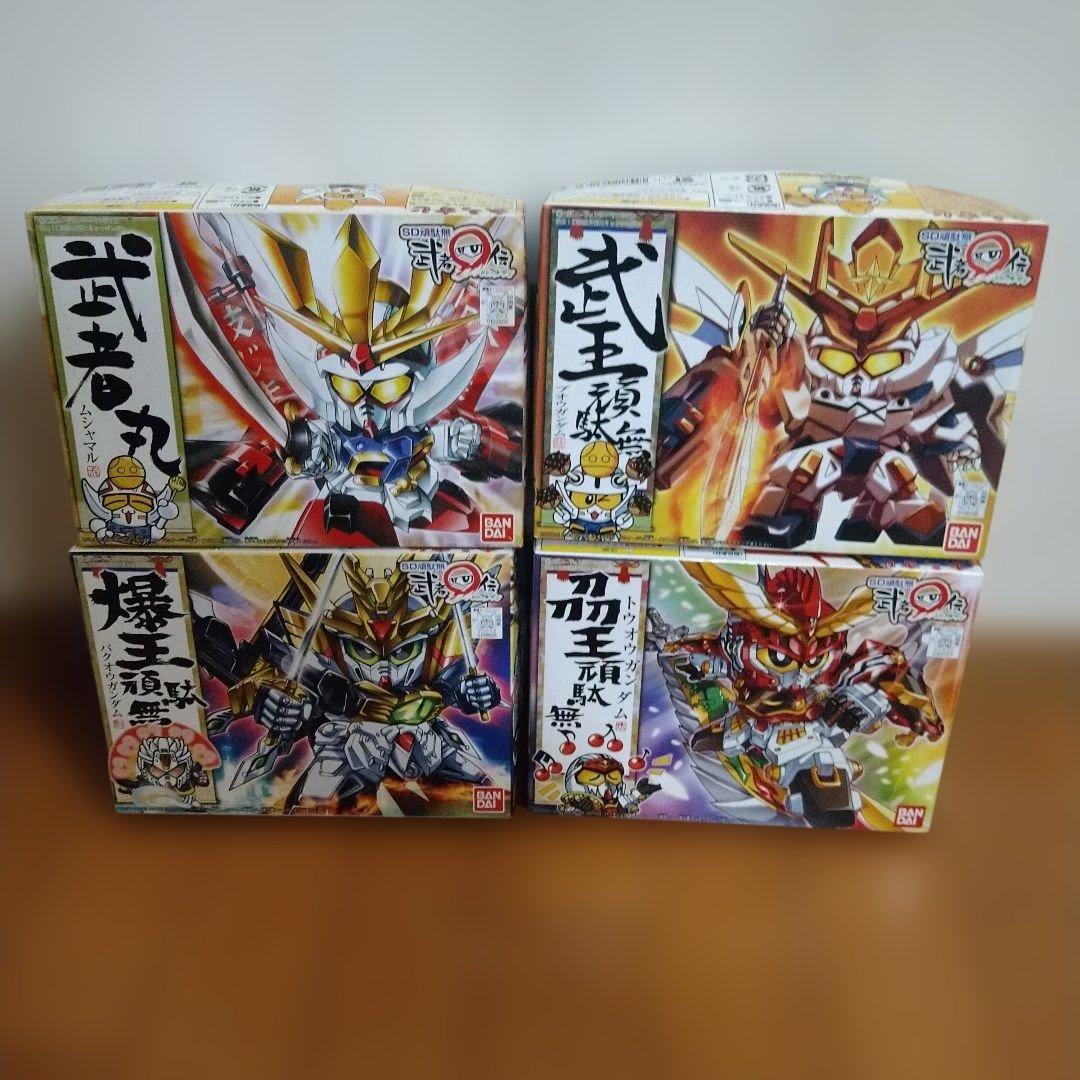 SD頑駄無武者◯伝 プラモデル　4体セット売り SD頑駄無武者◯伝 プラモデル 4体セット売り - メルカリ