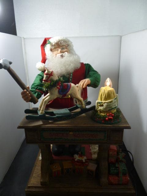 ジャンク　ヴィンテージ　サンタクロースの置物　値引不可 サンタ置物】マイク 踊る 歌う ジャンク品 クリスマス オブジェ - メルカリ