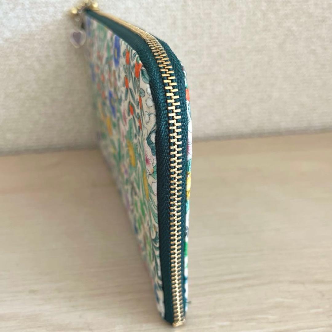 L字型ファスナーポーチ【ロングウォレット】 ユキエモン ハンドメイド
