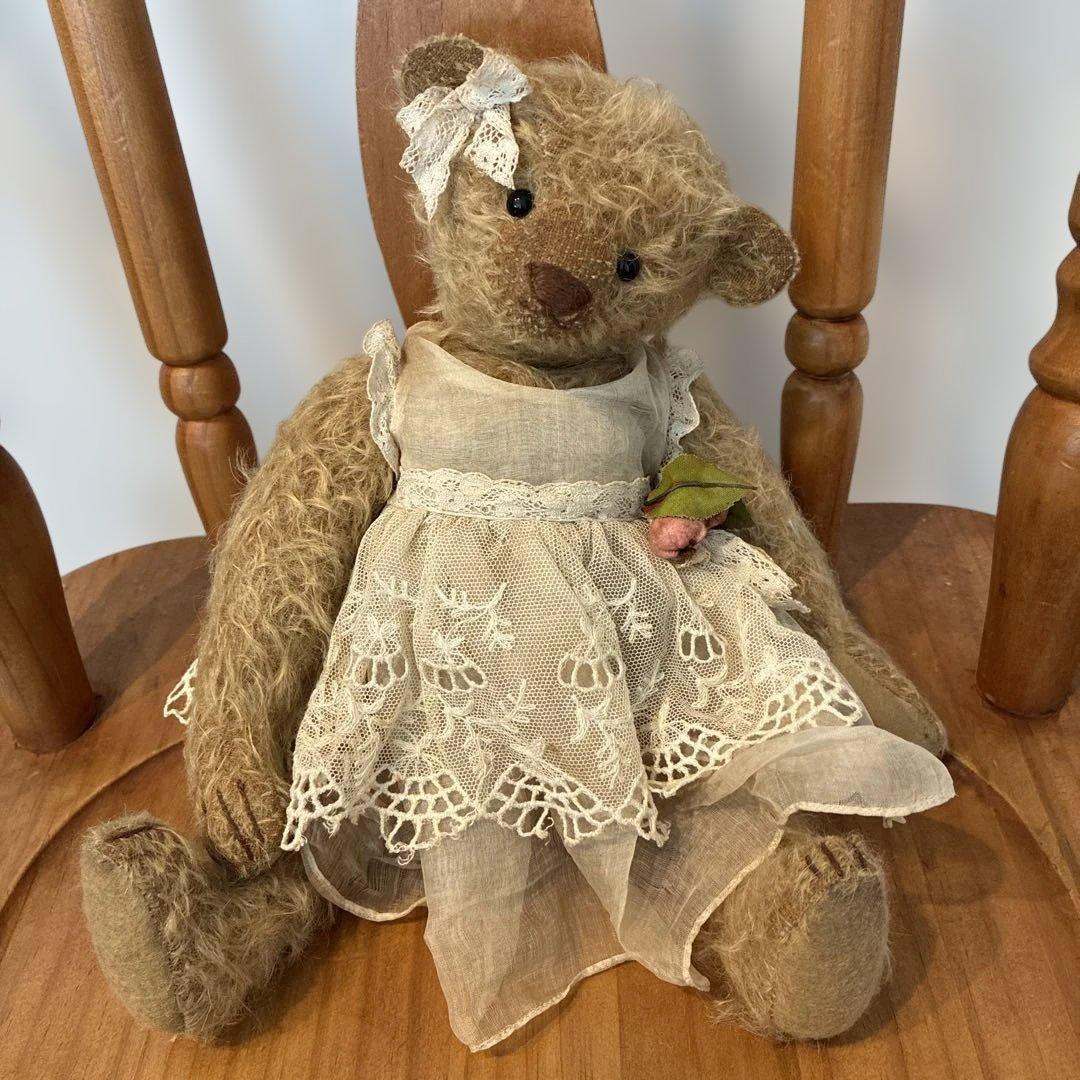 海外作家様　スーレイン　ヴィンテージ　ベージュテディベア　ぬいぐるみ 海外作家 スーレイン テディベア - メルカリ