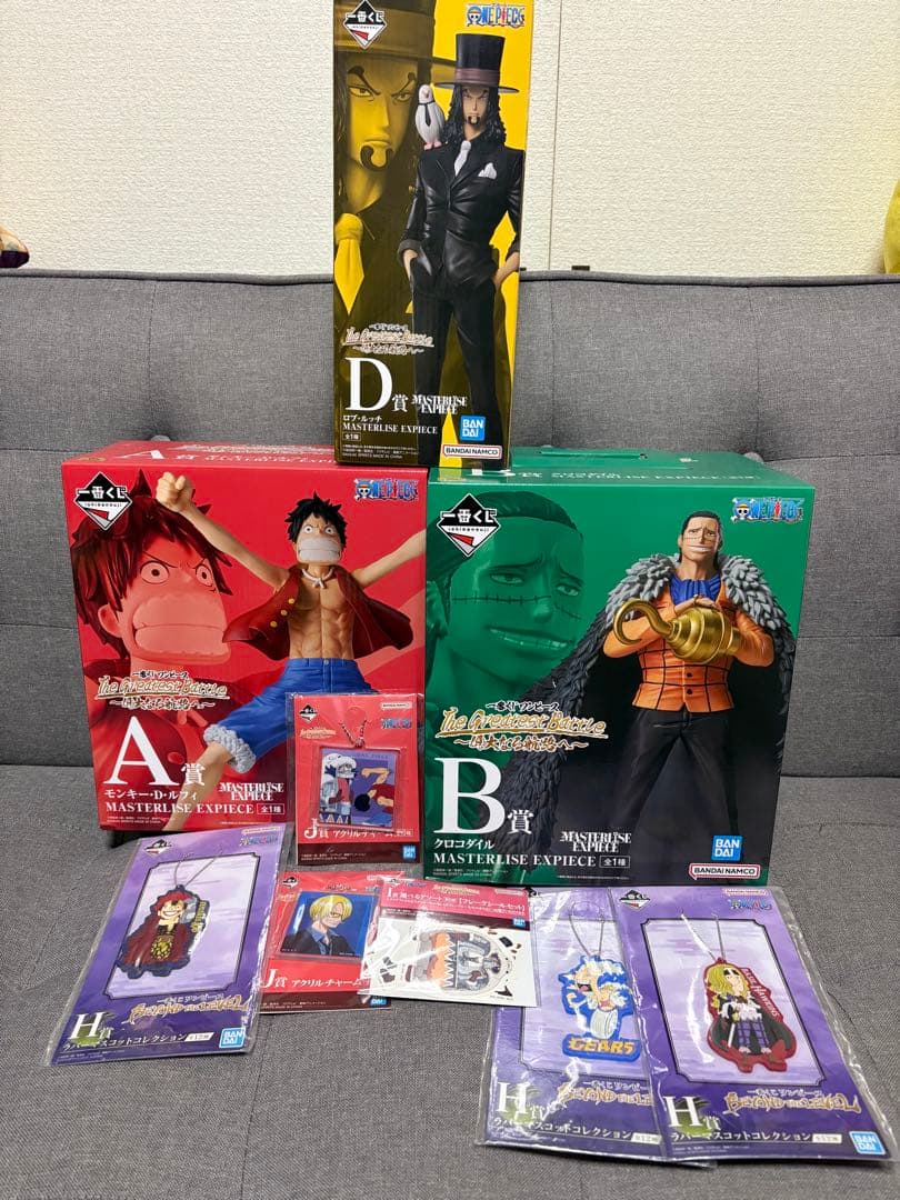 新品・未開封　一番くじワンピース 偉大なる航路へ　A賞B賞D賞　フィギュアセット 一番くじ ワンピース The Greatest Battle～偉大なる航路へ～｜一番