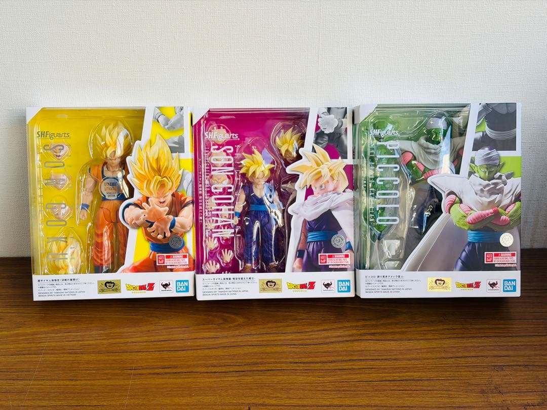 S.H.Figuarts DBシリーズ 孫悟空 孫悟飯 ピッコロ セット