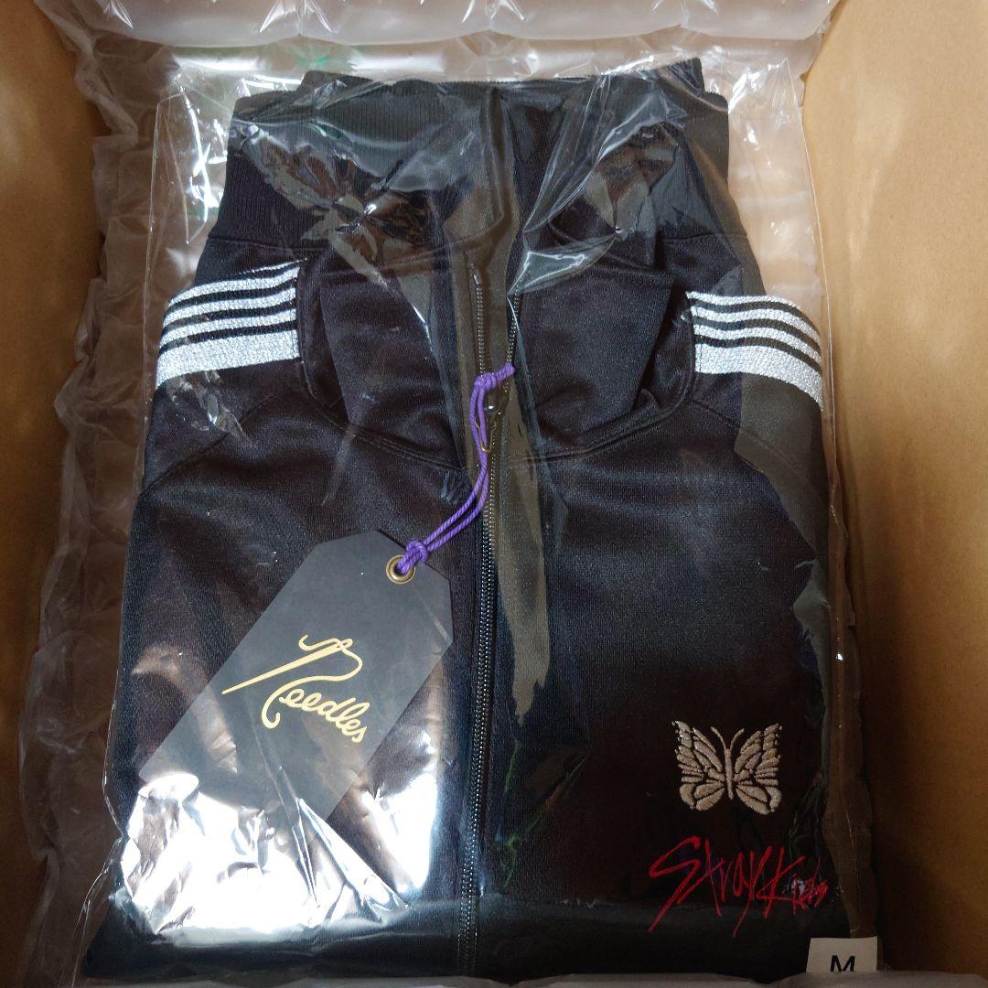 NEEDLESxStray Kids　Track Jacket【M】新品・未開封 Needles（ニードルズ）〉 別注 Snap Track Jacket - Charcoal TOKYO