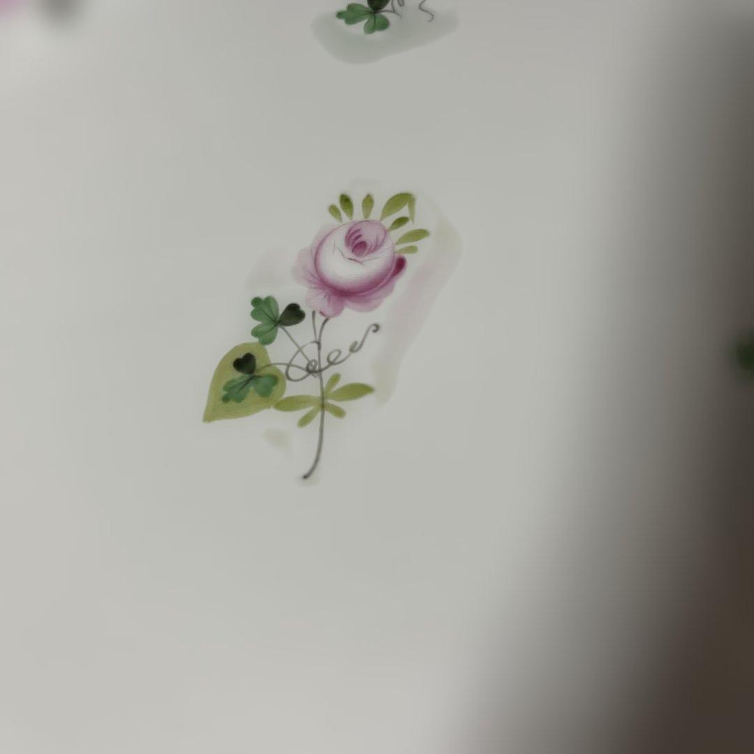 新品］Herend♡ウィーンの薔薇・ピンク♡プレート、ラージマグ、豆皿3