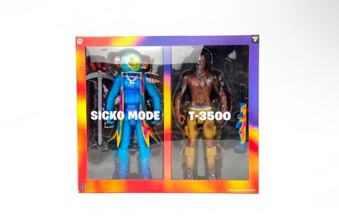 ゲームキャラクター Travis Scott Cactus Jack For Fortnite Travis Scott Cactus Jack Fortnite 12 Inch Action Figure Duo Set