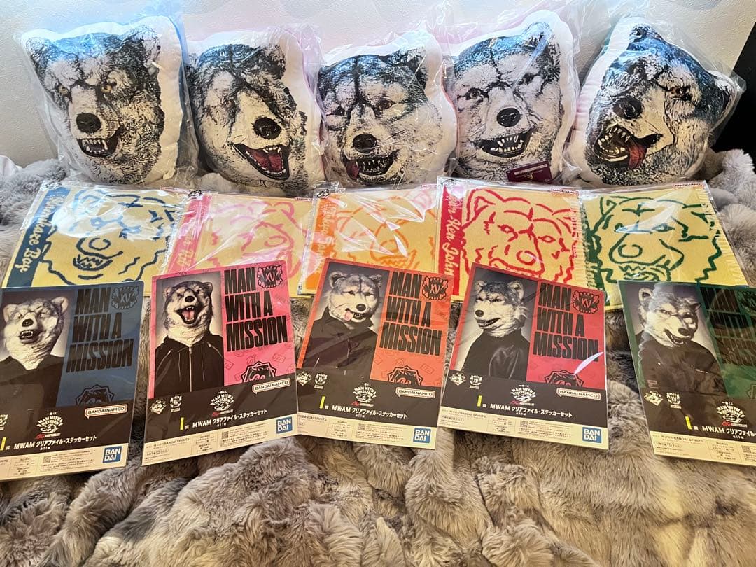 マンウィズ一番くじ クッションまとめ売りセット♡ もうすぐ発売】マンウィズの15周年記念くじ「一番くじ MAN WITH A