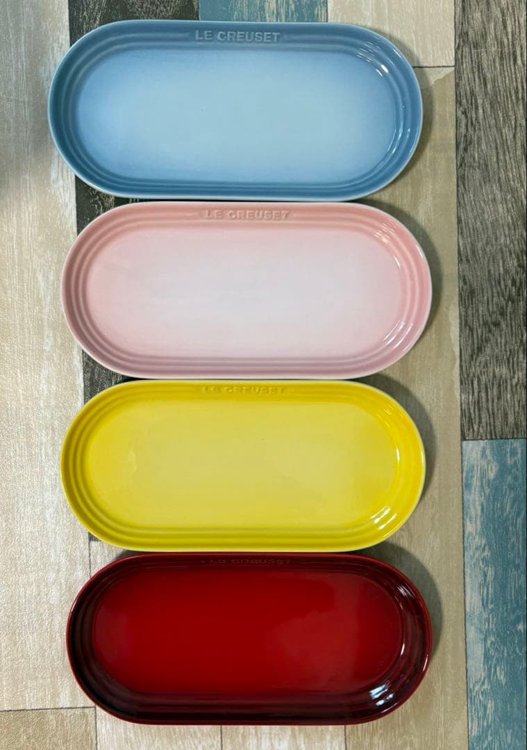 ル・クルーゼ　 ネオ・オブロング・プレート 25 cm 4枚　セット 楽天市場】ル・クルーゼ ネオ・オブロング・プレート 25cm オーバル