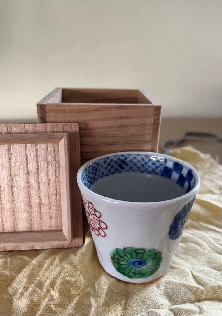 値下げ★正木春蔵 作 色絵蕎麦猪口 染付鼓文蕎麦猪口・大・正木春蔵 : 和食器の愉しみ 工芸店ようび