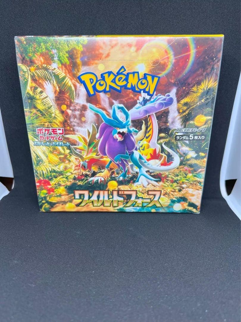 新品未開封シュリンク付ポケモンカード　ワイルドフォース　BOX ポケモンカード ワイルドフォース BOX シュリンク付き 未開封 - メルカリ