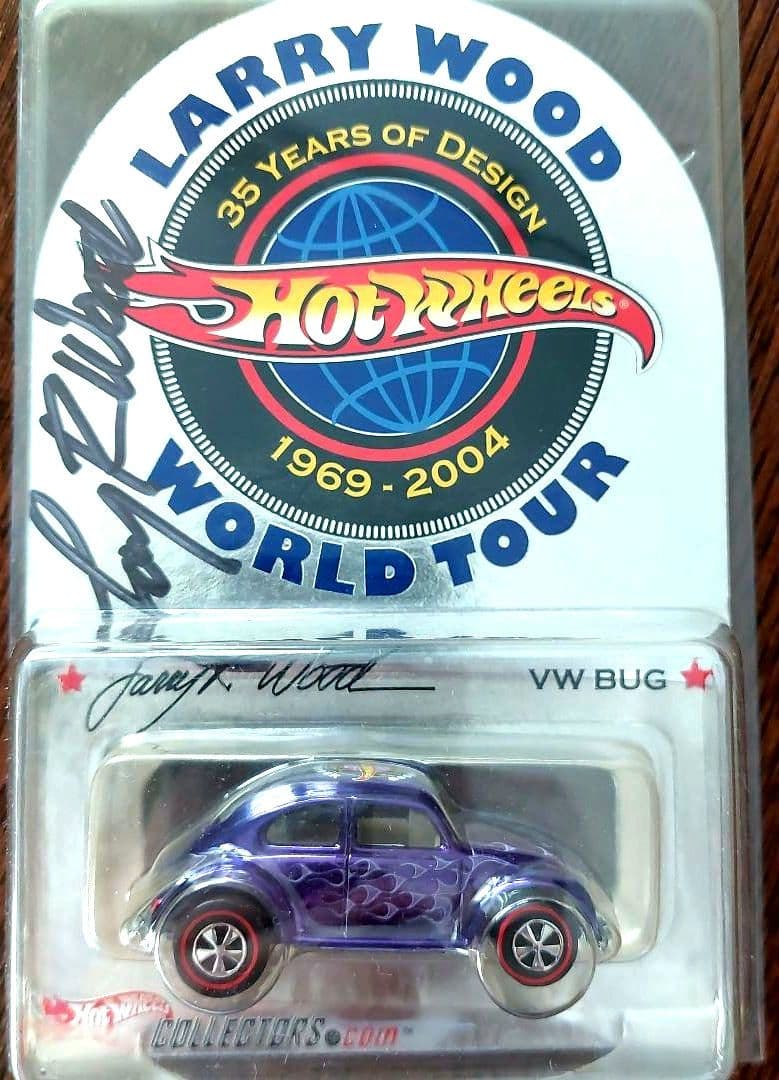 Hot Wheels LARRY WOOD　VW BUG　ラリーウッドサイン入り Hot Wheels LARRY WOOD VW BUG ラリーウッドサイン入り - メルカリ