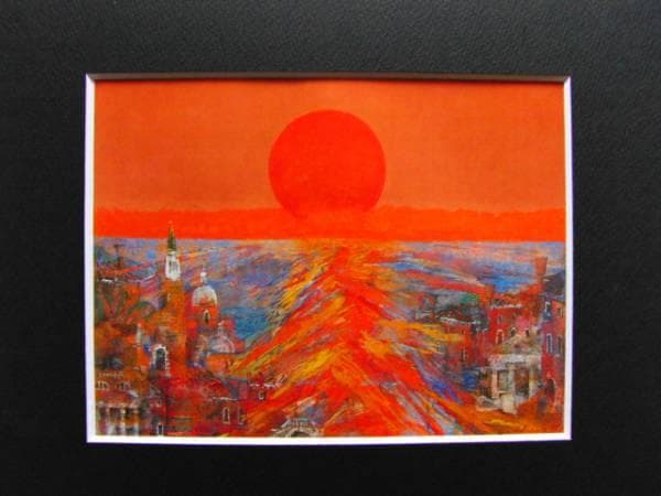 絹谷幸二、溢れくる陽の波、希少画集画、新品額付 大阪高島屋】4月23日（水）より開催「絹谷 幸二展 －生命、夢、天地に