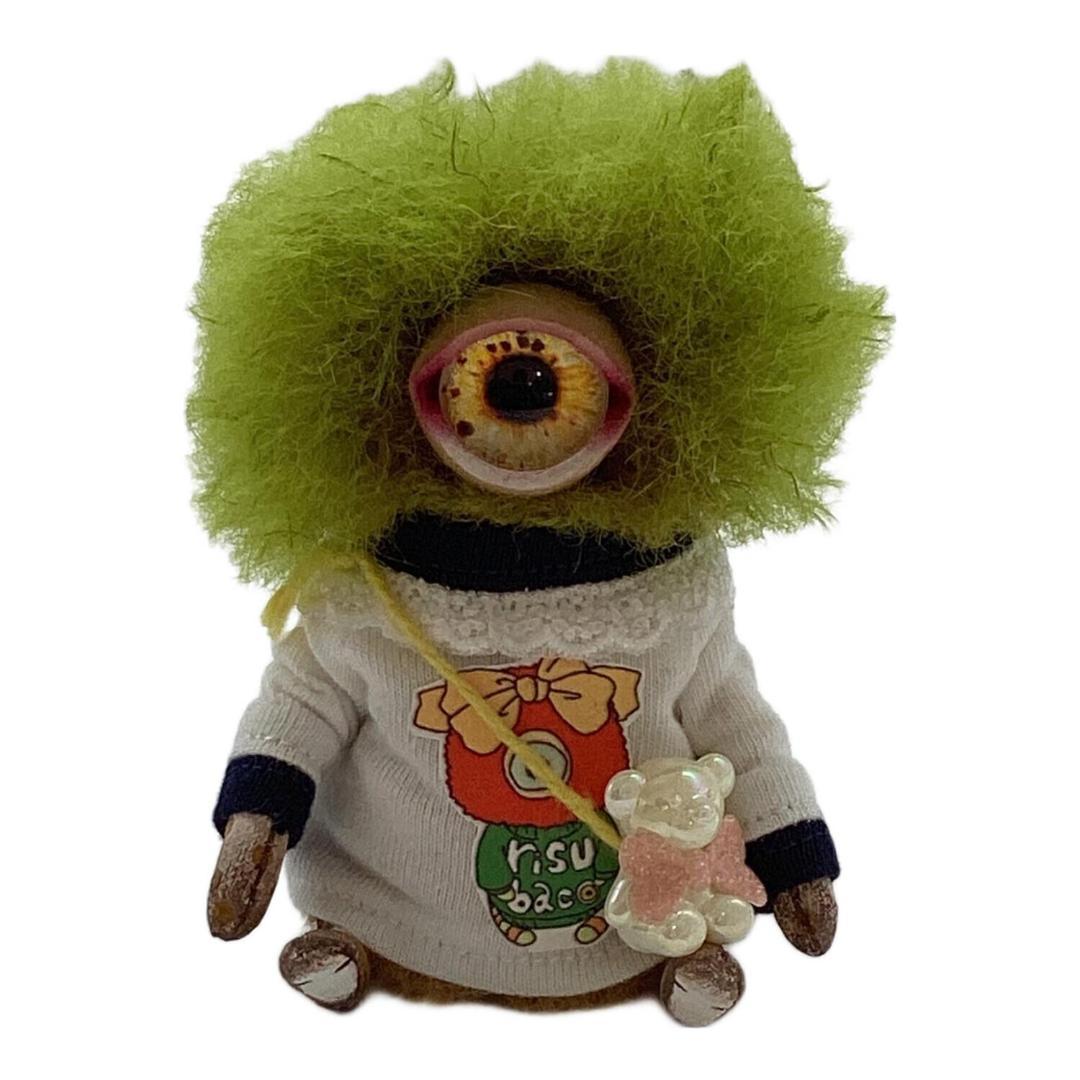 risubacoドール mini cyclops ひとつめちゃん グリーン 希少 Cyclops by Julia Golub【ブランド直営】Pinkoiアジア最大級の通販サイト