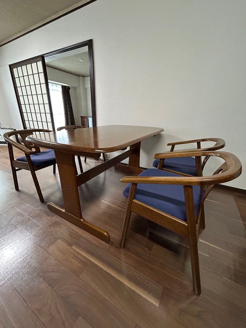 【※引取限定】ダイニングテーブルと椅子4脚 ダイニングテーブル 4人掛け ダイニングテーブルセット 5点セット