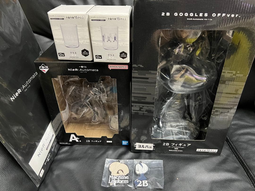 一番くじ　　記念くじ　ニーアオートマタ　ヨルハ賞　A賞 2B フィギュアセット Amazon.co.jp: NieR:Automata Ver 1.1a放送記念くじ ヨルハ賞 2B