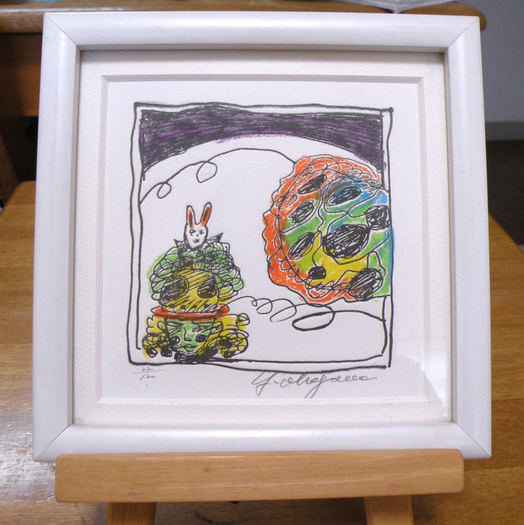 秋山佑徳太子　シルクスクリーン　12cmｘ12cm 秋山祐徳太子 / 「都市を芸術する！ 」「Fiver ! Akiyama」 | GALLERY 360°