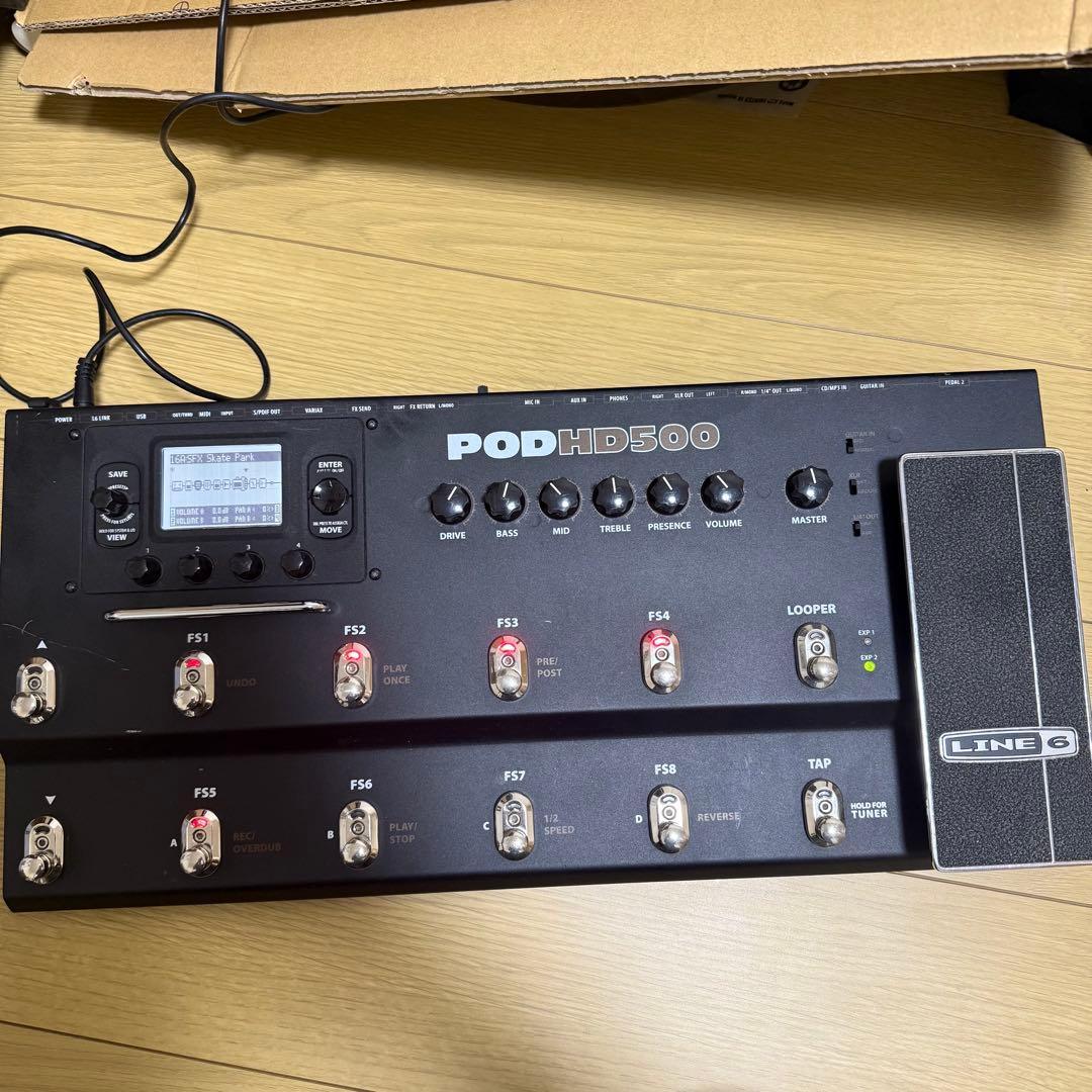 Line 6 POD HD500 マルチエフェクター アンプシミュレーター完動品 Amazon | 【国内正規品】LINE6 アンプシミュレーター POD HD500X