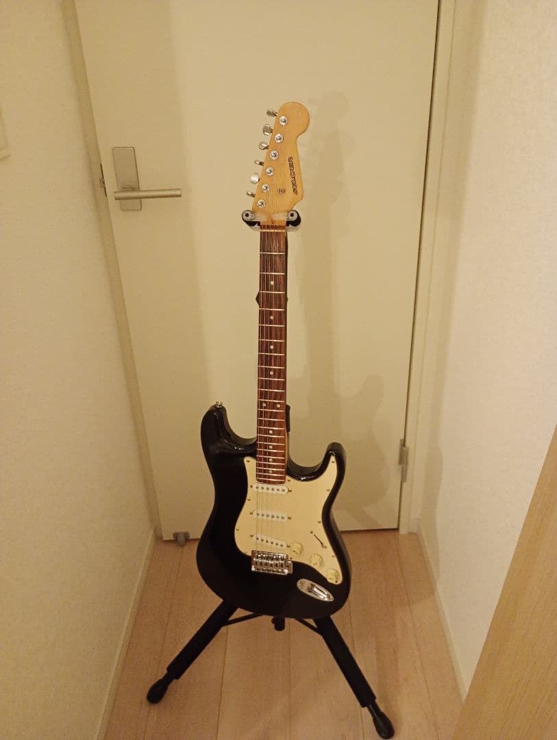 SELDER セルダー　ストラト　ブラック　旧型　希少　美品 美品】SELDER / セルダー ストラトキャスタータイプ マットブラック