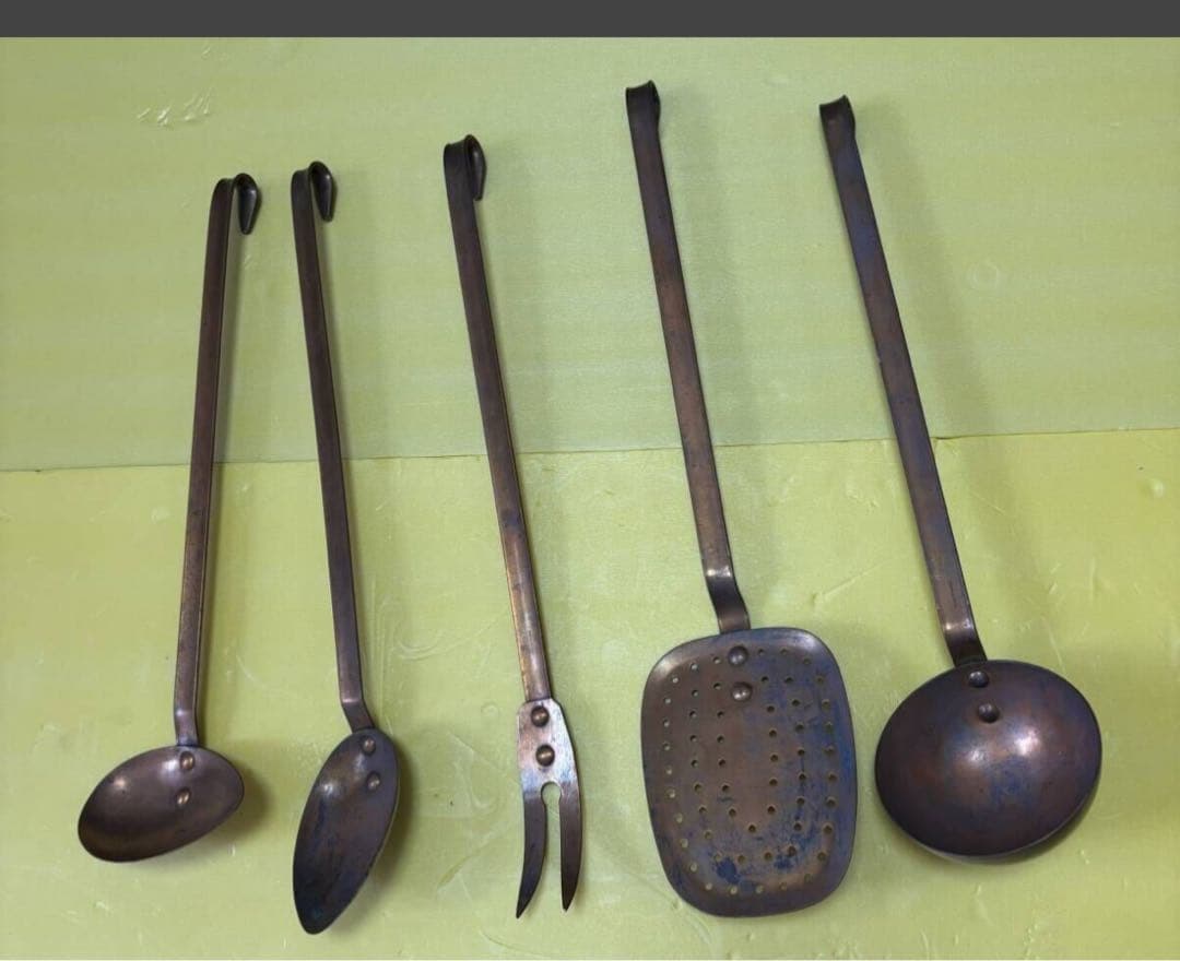 銅製レードル フォーク 穴開きレードル スプーン おたま 5点セット フランス製 Amazon.co.jp: スプーン お玉 木製 おたま レードル 柄杓 穴あきおたま