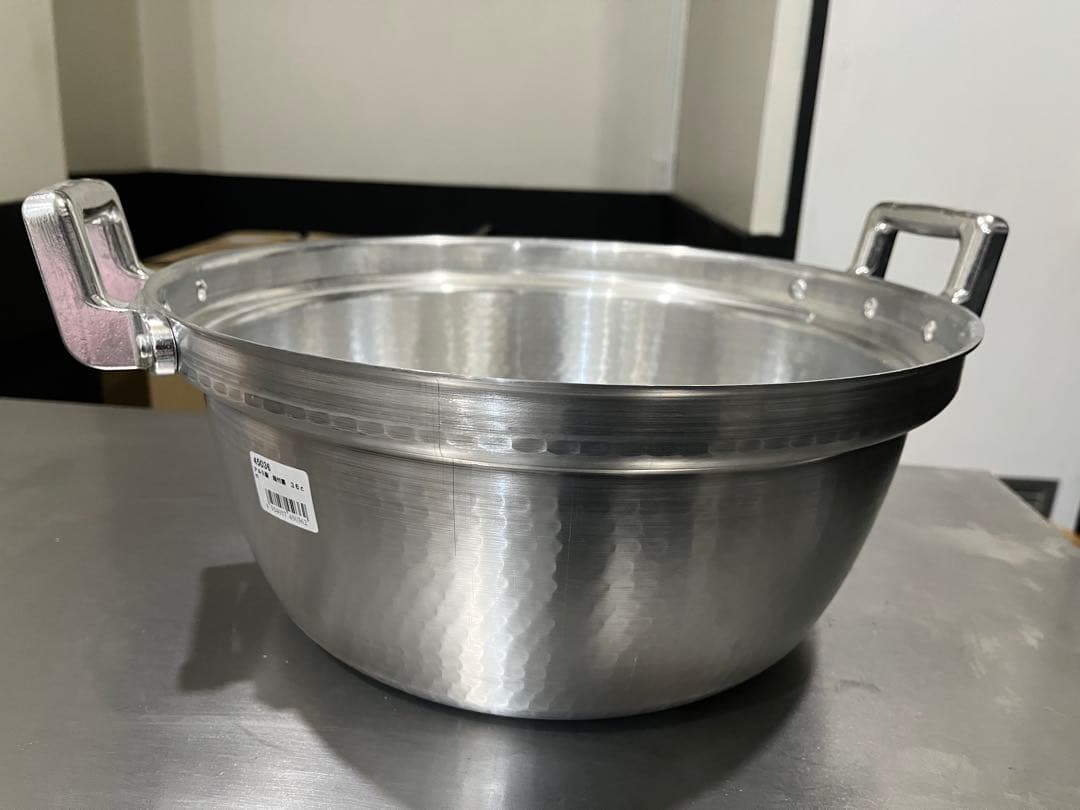 値下げ中❗️アルミ製両手鍋 36cm ハンマー仕上げ9800 → 8000 楽天市場】KO アルミ 両手 雪平鍋 36cm (9.4L) 【kmss】 本間製作所