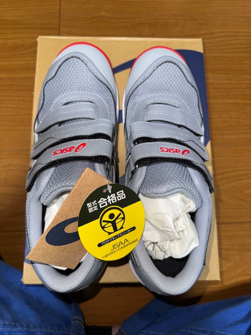 ASICS WINJOB CP215 安全靴 グレー/レッド 楽天市場】アシックス 安全靴 ウィンジョブ CP215 メンズ レディース