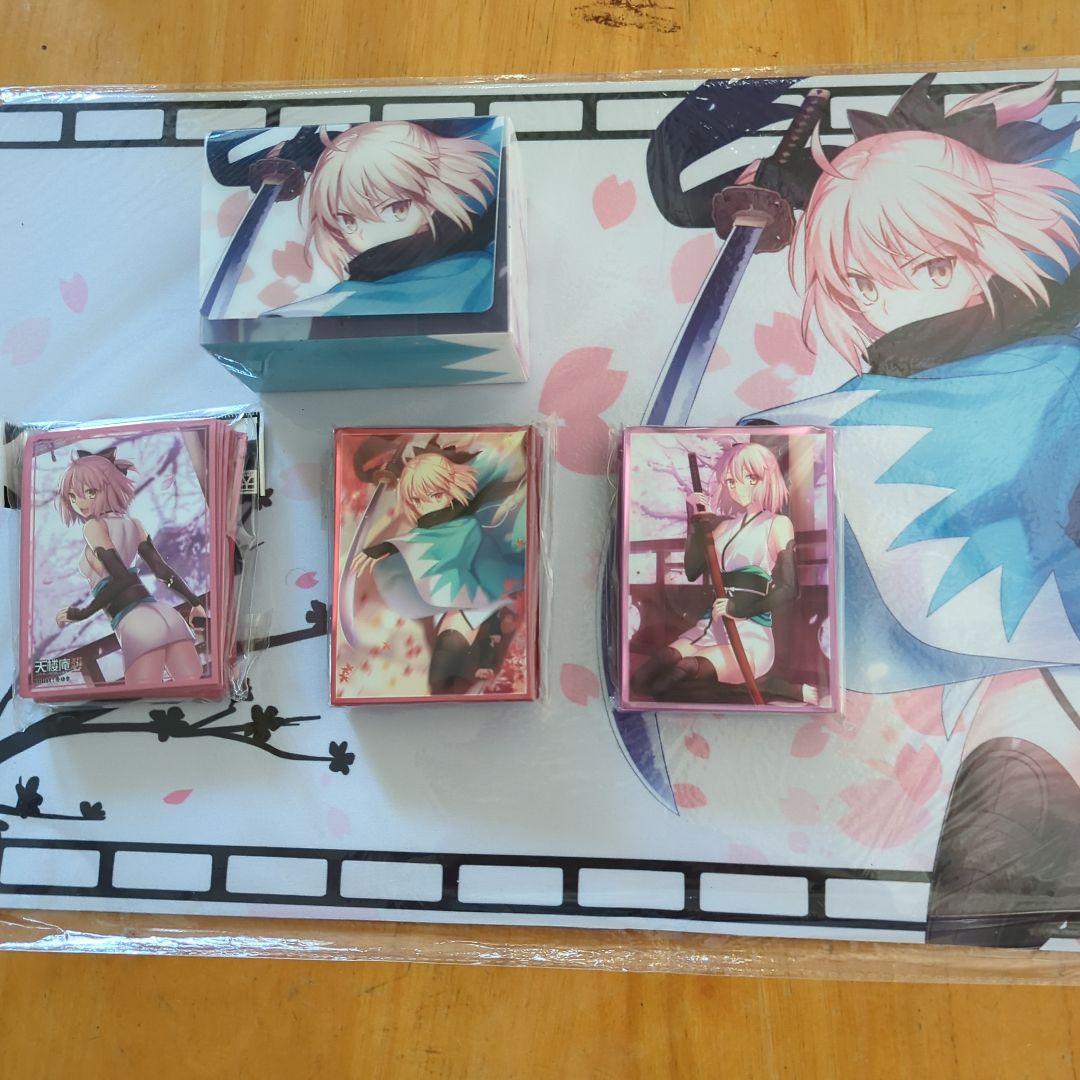 桜セイバー　沖田　サプライセット　プレイマット　スリーブ Fate/grand order arcade FGO アーケード 即スリーブ 沖田総司 桜