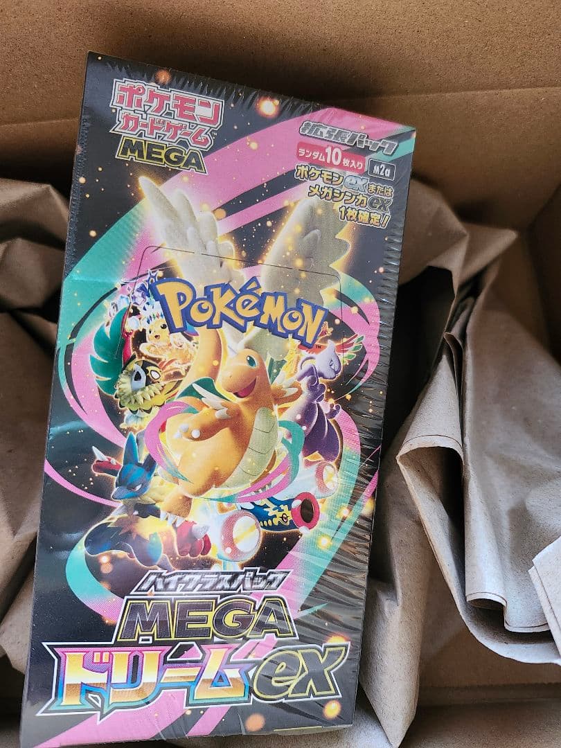 MEGAドリームex 1BOX シュリンク付き MEGAドリームex 新品未開封 シュリンク付き BOX ポケモンカード
