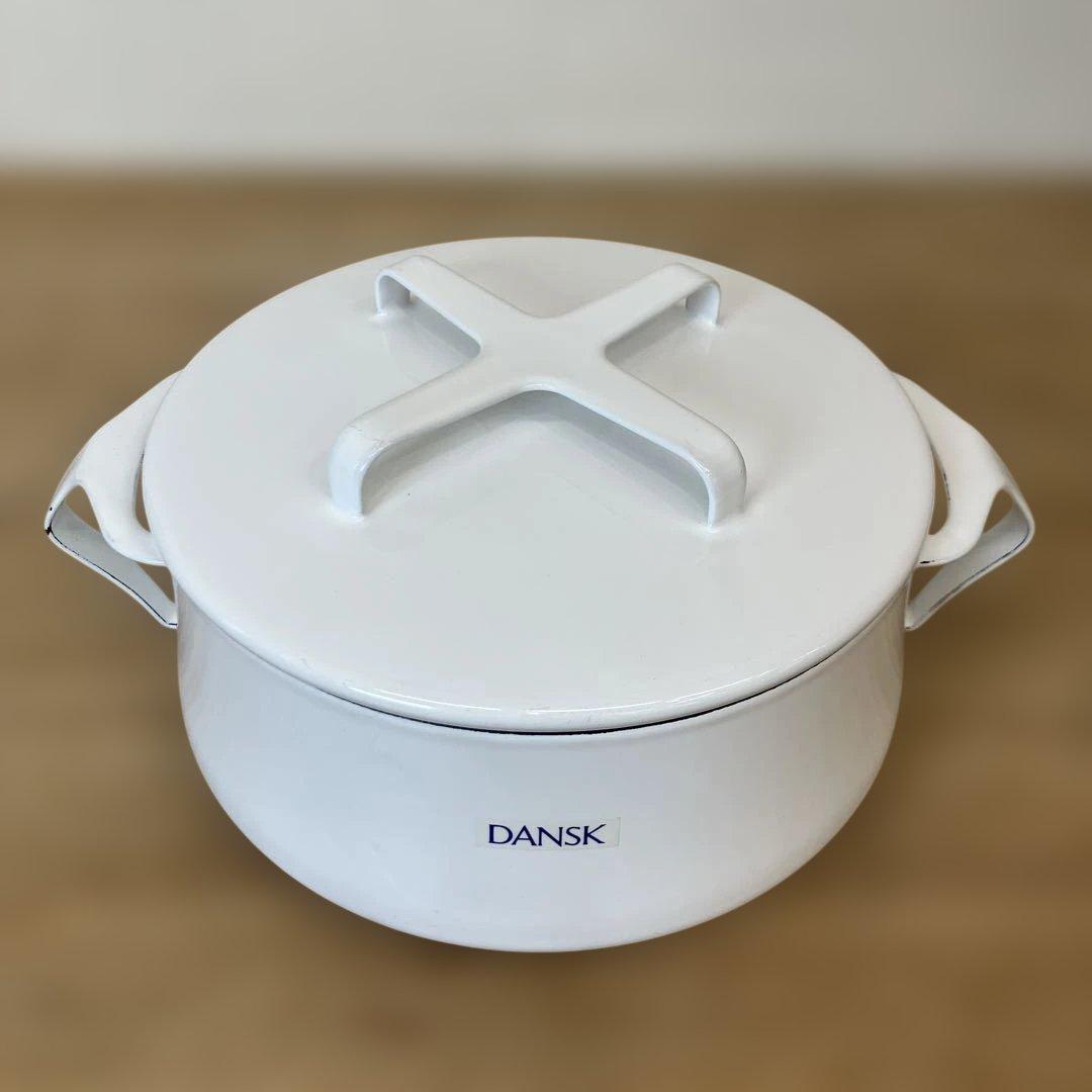 DANSK 18cmホウロウ鍋 ホワイト DANSK/ダンスク/片手鍋(18cm) COMFOTA 北欧雑貨店
