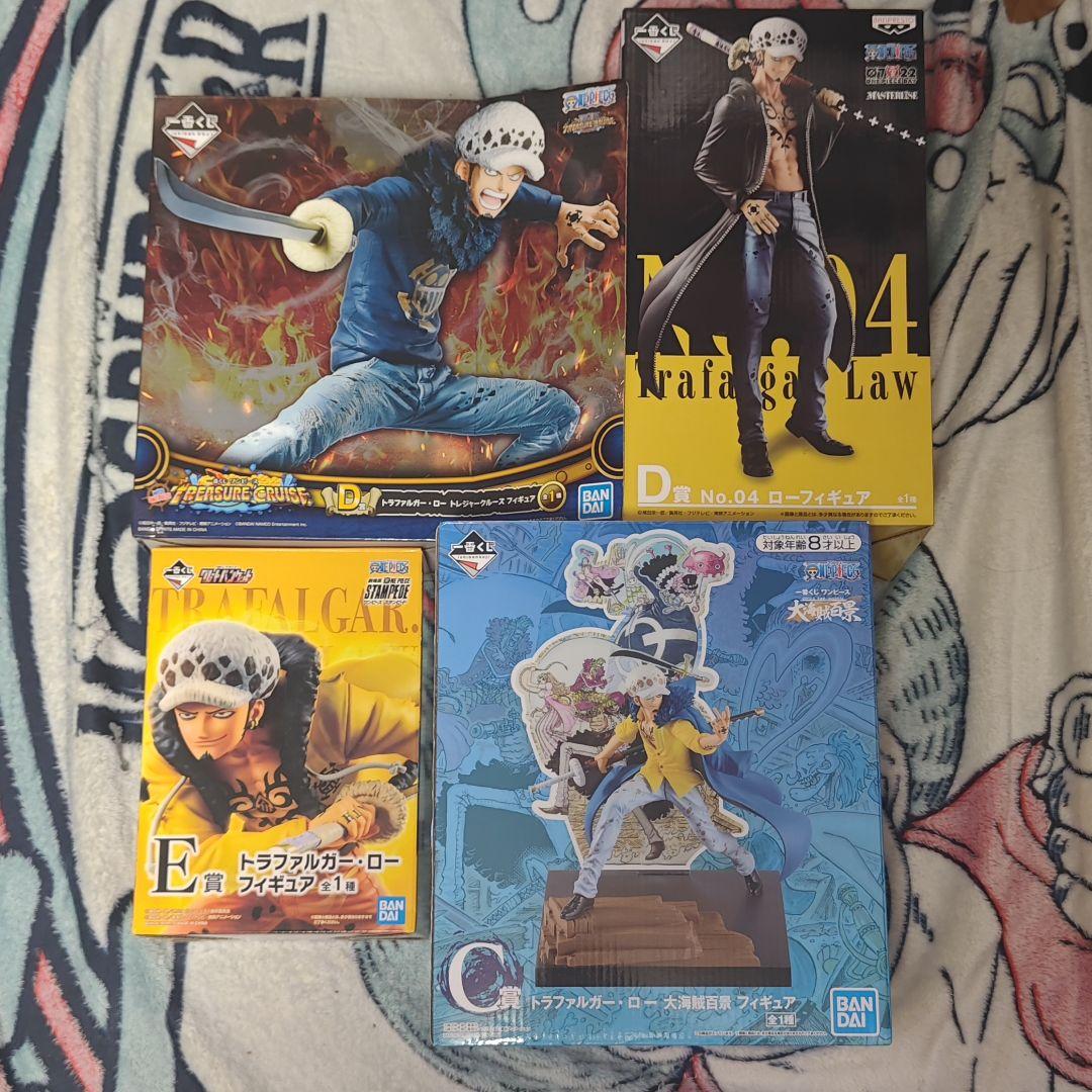 ワンピース トラファルガー・ロー フィギュアセット 4体 Amazon | ワンピース DXフィギュア THE GRANDLINE MEN vol.4
