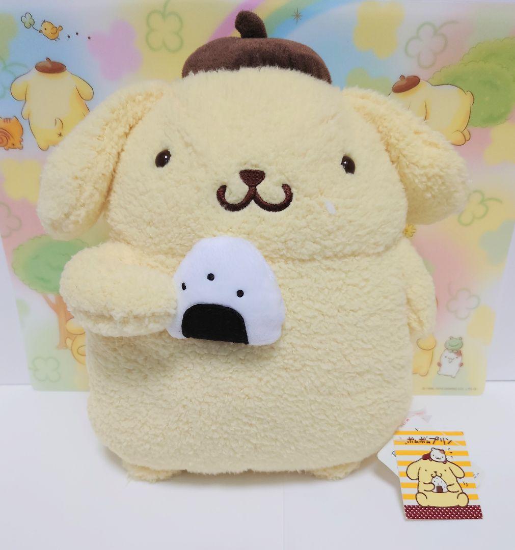 ポムポムプリン　おにぎり　ぬいぐるみ ポムポムプリン かぷぐるみ おべんとうマスコット」がカプセルトイに