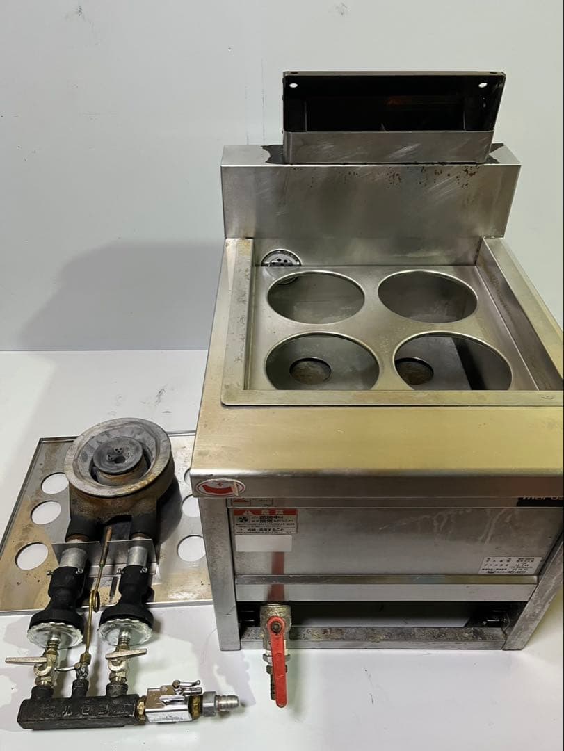 マルゼン 卓上ガスゆで麺機 MRK-045TB 都市ガス用 4口 動作OK ○マルゼン 卓上ゆで麺機（プロパンガス用） MRK-045TB - 無限堂東京店