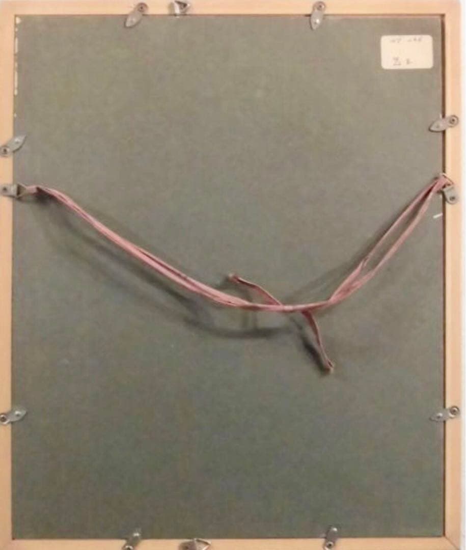 児玉佐規 油彩「花」真作 二紀会同人 紺綬褒章作家 額41.5×34.5cm