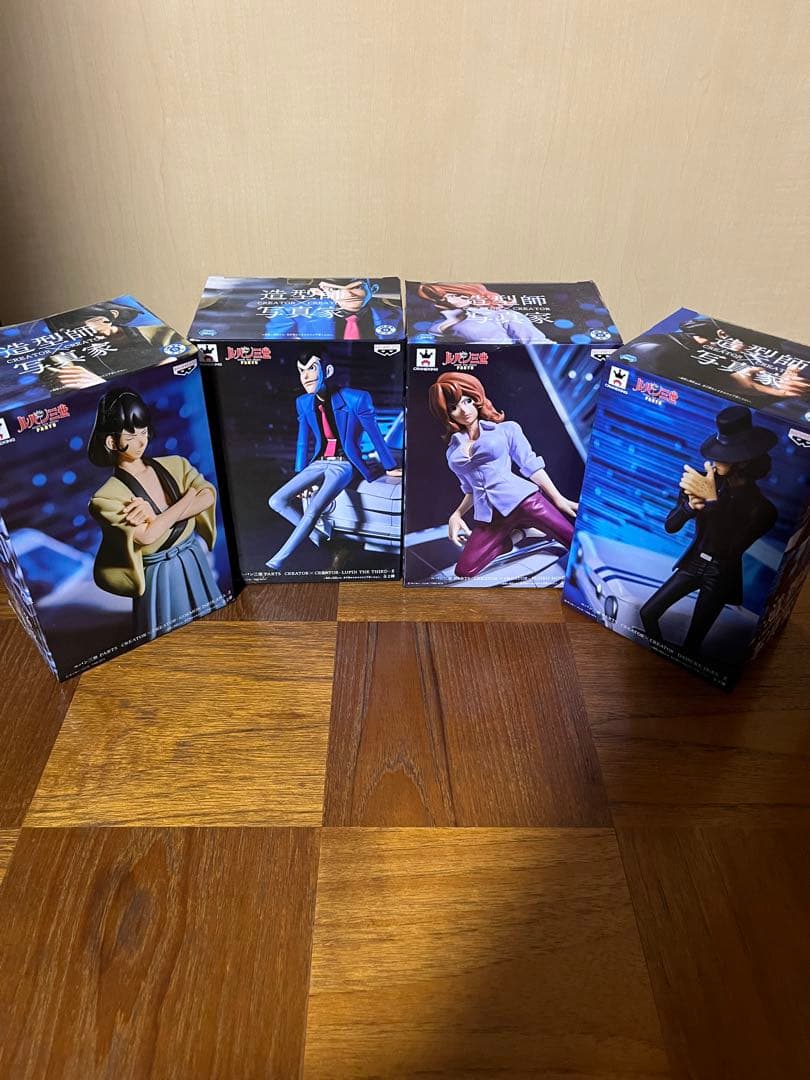 造形師×写真家　ルパン三世　フィギュア4種コンプリートセット ルパン三世 フィギュア 造型師 × 写真家 4個セットの通販 by ぷーさん