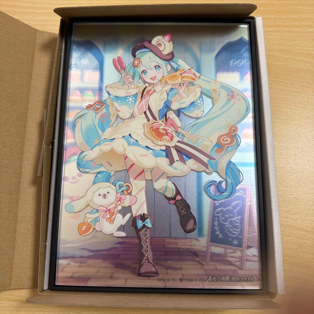  miku 2026 雪ミク スタンド式 a5パブミラー グッズ]SNOW MIKU 2026 スタンド式A5パブミラー｜SNOW MIKU 2026