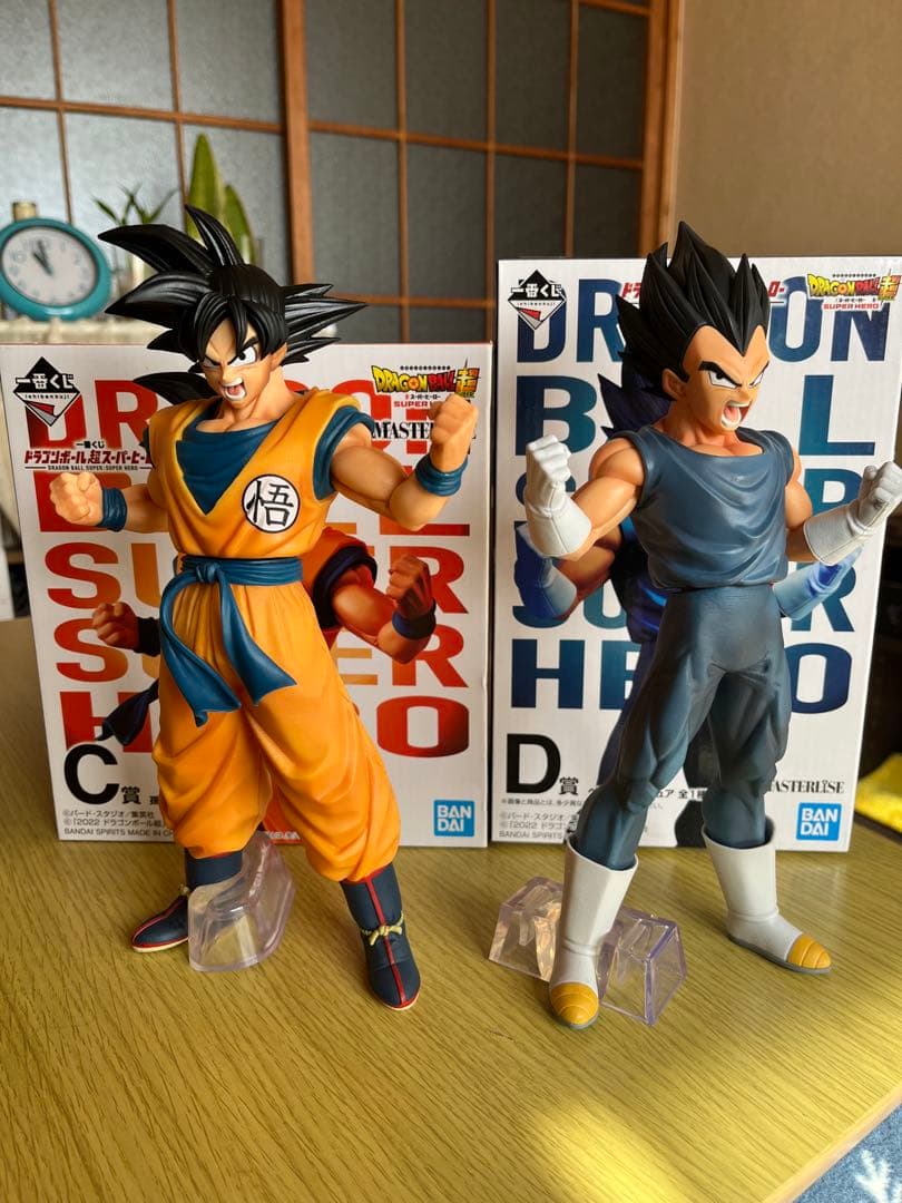 N*T様 一番くじドラゴンボール スーパーヒーロー 悟空 ベジータ フィギュアセ 一番くじ ドラゴンボール BATTLE OF WORLD with DRAGONBALL LEGENDS