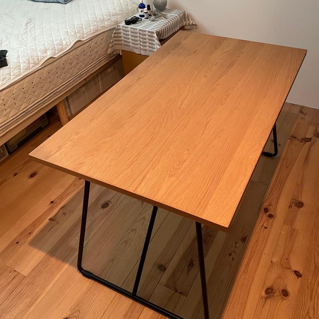 無印良品/MUJI 折りたたみテーブル 幅120cm Amazon｜無印良品 折りたたみテーブル・幅120cm・オーク材 幅120×奥行