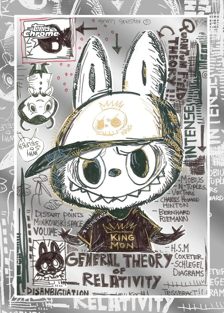 レッド】Topps Chrome Labubu 10周年記念 - メルカリ