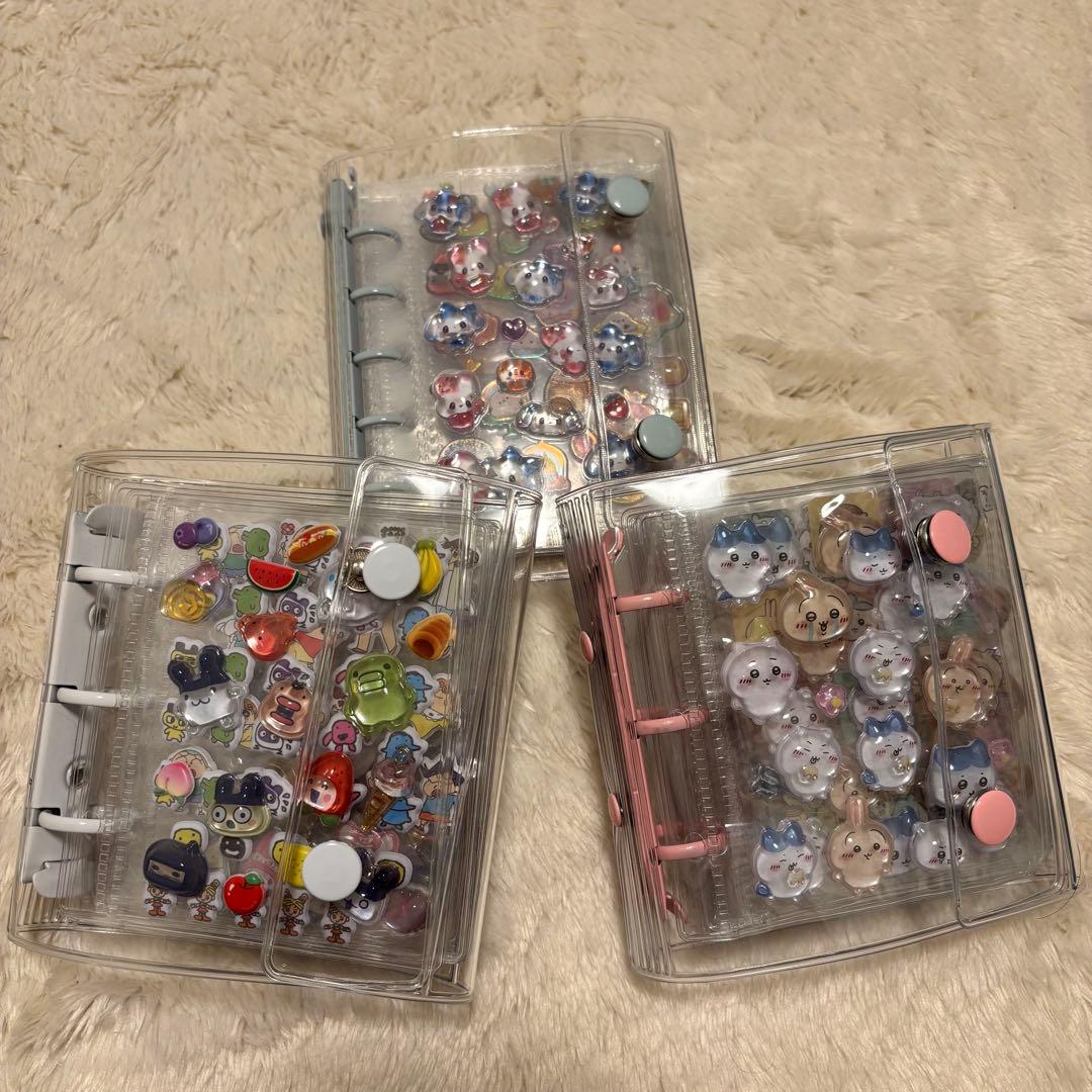 シール帳　完成品　ボンボンドロップシール　サンリオ　ちいかわ　たまごっち　シル活 💛🐰🍮 ⋱ BONBON DROP × Yellow ⋰ ちいかわシール帳とサンリオの