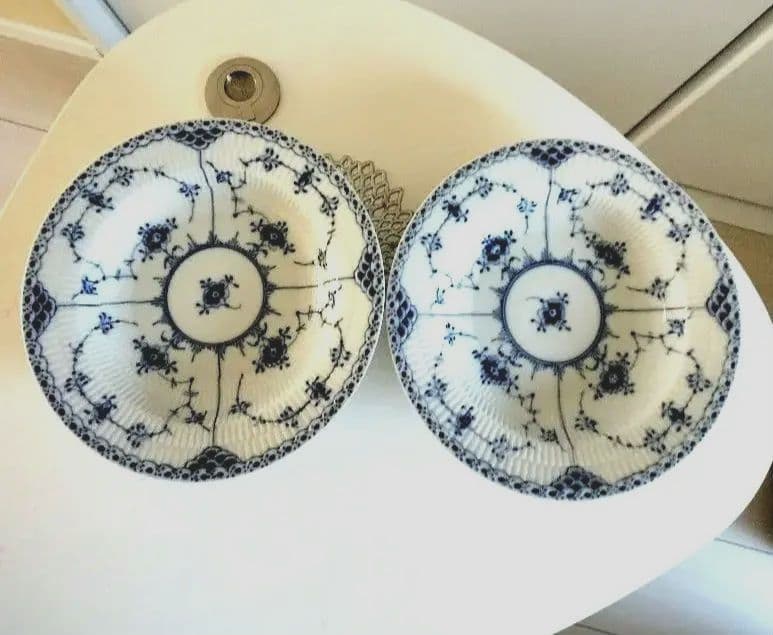 ロイヤルコペンハーゲン ブルーフルーテッド2枚セット ブルーフルーテッド Royal Copenhagen ロイヤルコペンハーゲン