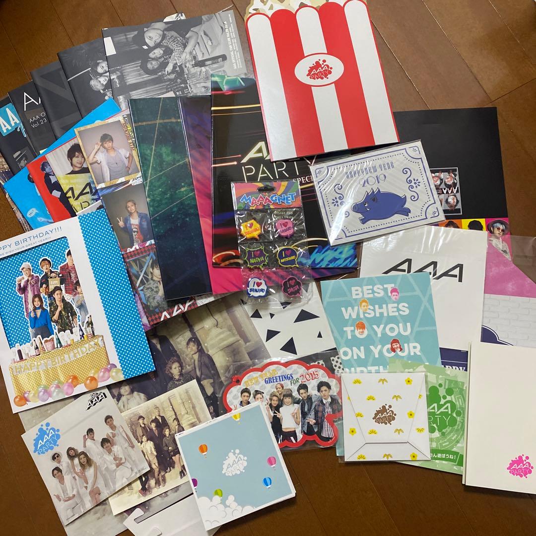 AAA party ファンクラブセット AAAデビュー15周年を記念したファンクラブ会員限定グッズ販売決定