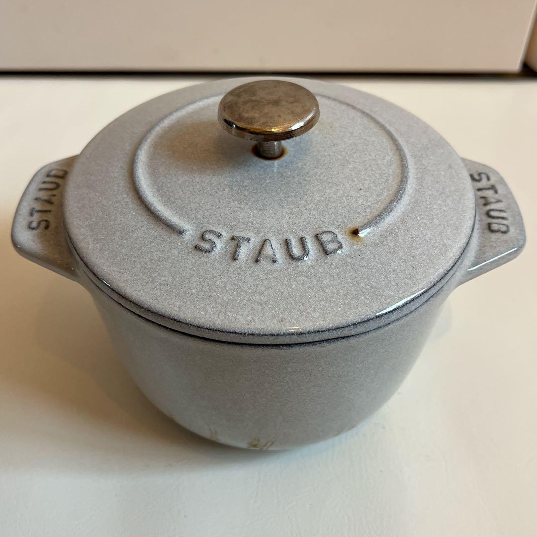 Staub ストウブ ラ ココット de GOHAN グレー(S・12cm) 楽天市場】【日本正規品】 ストウブ（staub） ラ・ココット de GOHAN