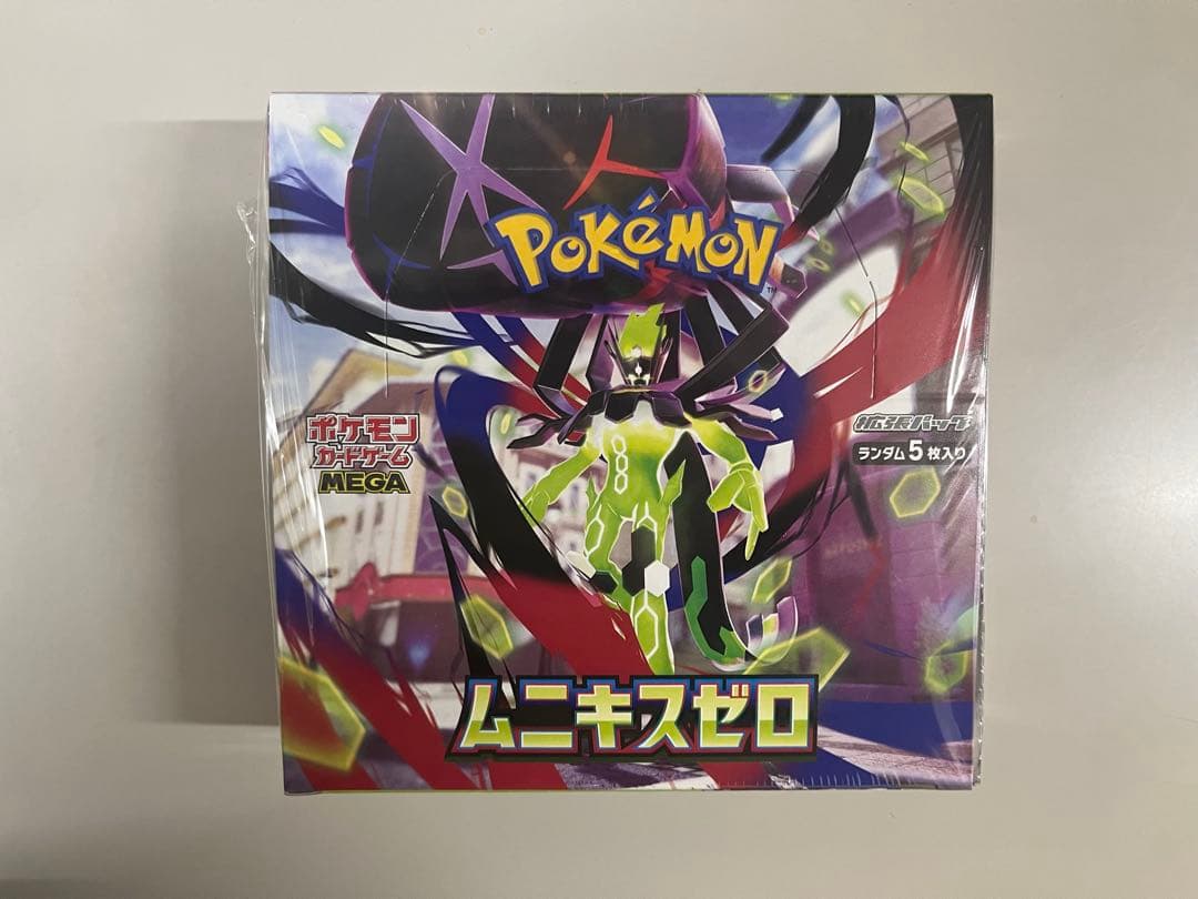 ポケモンカード ムニキスゼロ BOX 新品未開封　シュリンク付き ポケモンカード ムニキスゼロ BOX シュリンク付き 新品未開封 - メルカリ