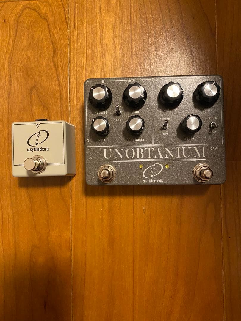 Crazy Tube Circuits Unobtanium Raw+スイッチ Crazy Tube Circuit/Unobtanium 