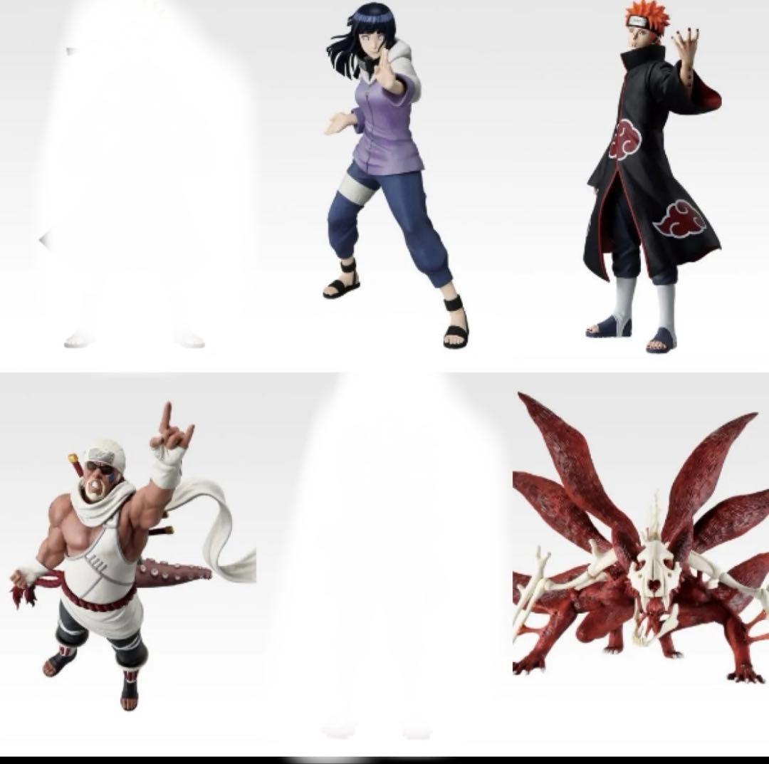 NARUTO 一番くじMASTERLISE B賞 C賞 D賞 ラストワン賞 ラストワン賞は「うずまきナルト（妖狐の衣 六本目） MASTERLISE