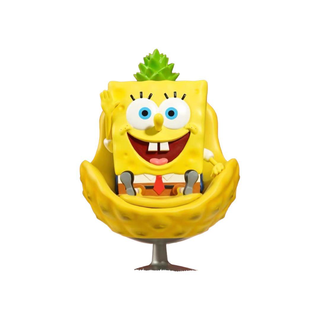 スポンジ・ボブ　スタチュー　リラックスタイム　フィギュア　置物 スポンジ・ボブ スタチュー リラックスタイム フィギュア 置物 - メルカリ