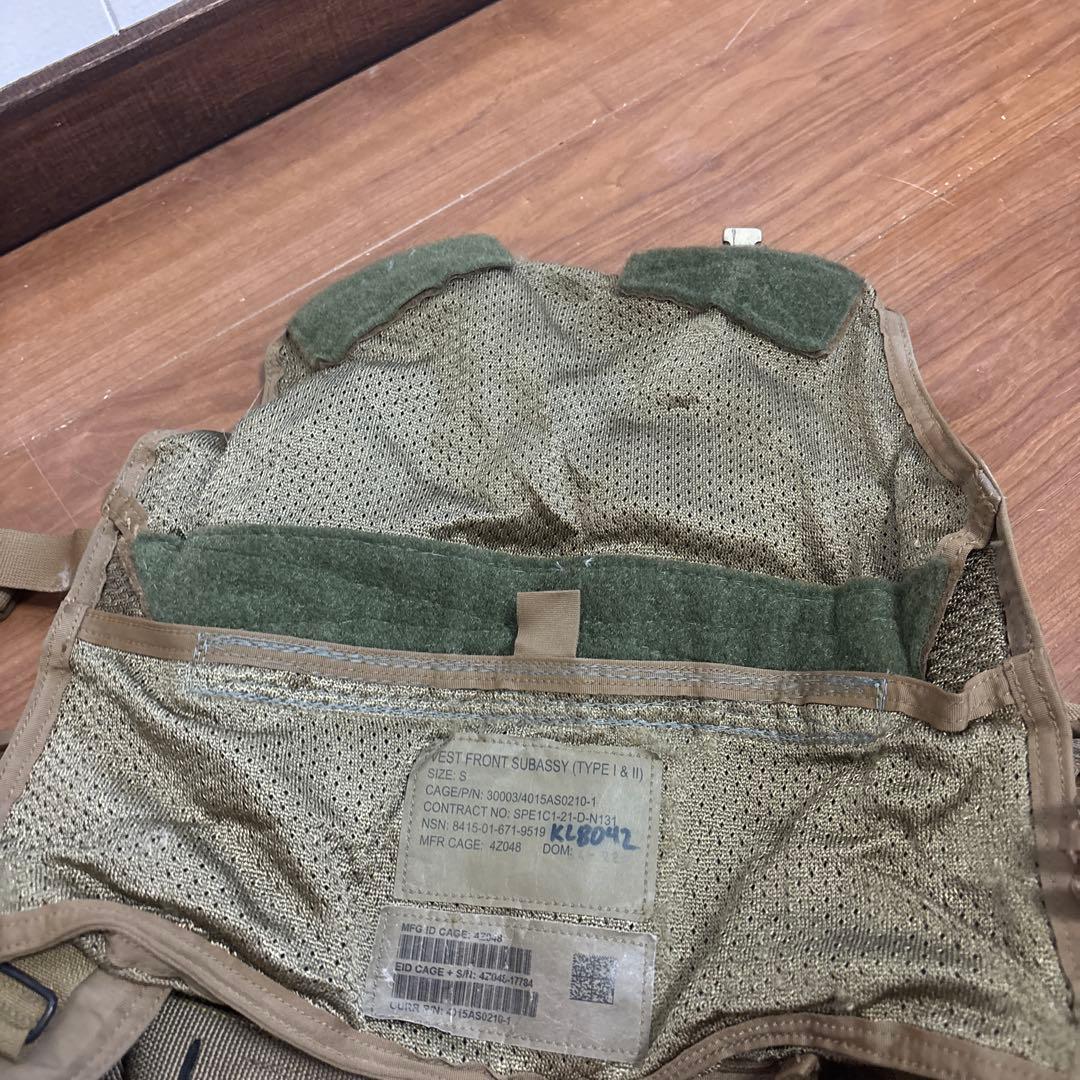 米軍 実物 VEST FRONT BACK SUBASSYタクティカルベスト - メルカリ