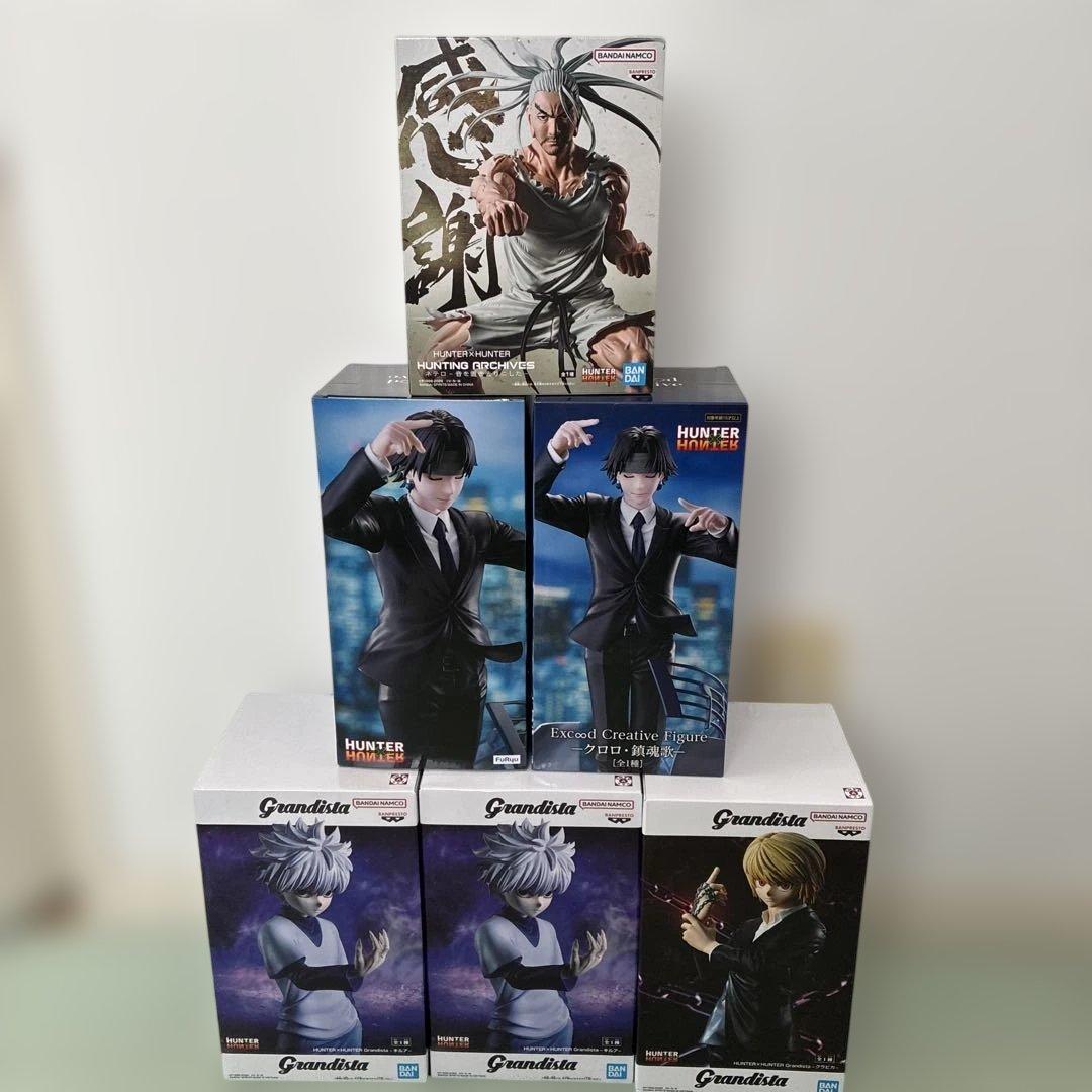 HUNTER×HUNTER フィギュアセット 6体 Amazon | HUNTER×HUNTER フィギュア セット ジャンプ 応募者全員